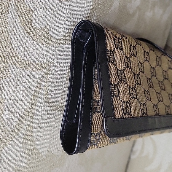 GUCCI VINTAGE MONOGRAM TRAVEL JEWELRY CASE KEEPER ROLL RARE - Picture 13 of 16